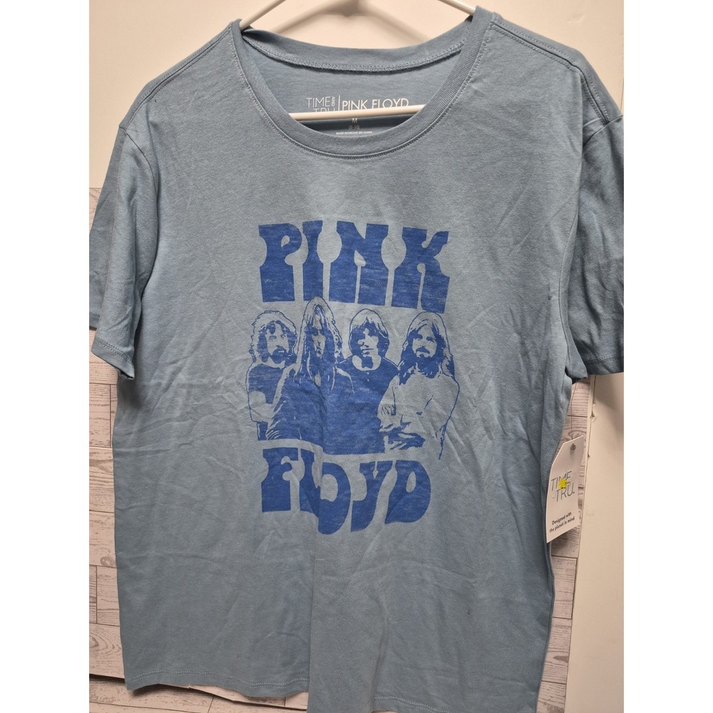 pink floyd t shirt Size Medium Lite Blue W Drk Blue Graphics